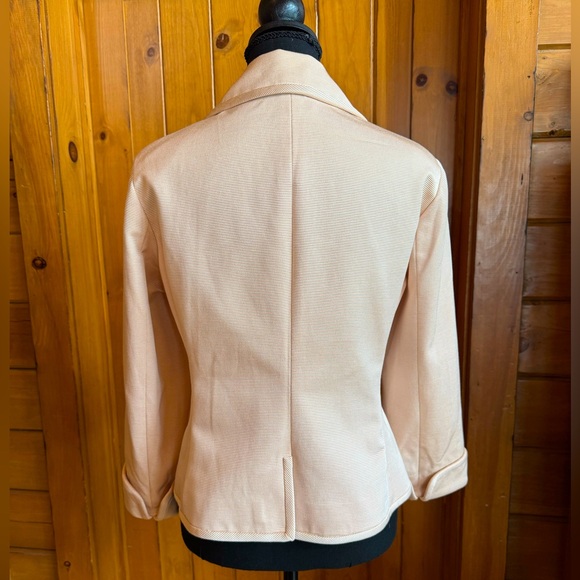NWOT TALBOTS Faille Silk Blend Double-Breasted Grace Fit Jacket (14P) - Picture 5 of 17